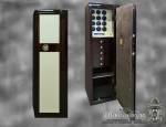 Стильный сейф для часов и украшений в отделке кожей ES-EL-MJ1700z